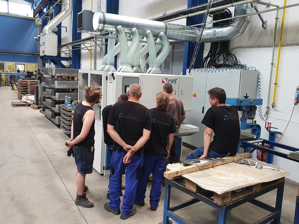 Installation of the Deburring machine BSM 1300 RDDR near Brno