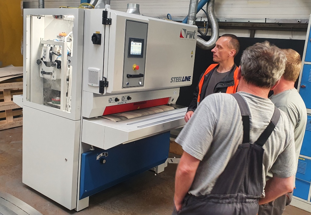 Installation der Maschine BSM 1100 RD in der Region Südböhmen