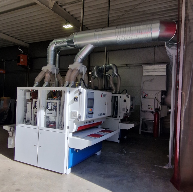 Installation of 2 deburring and grinding machines BSM 650 RDDR and 1300 RDDR in the Central Bohemian Region
