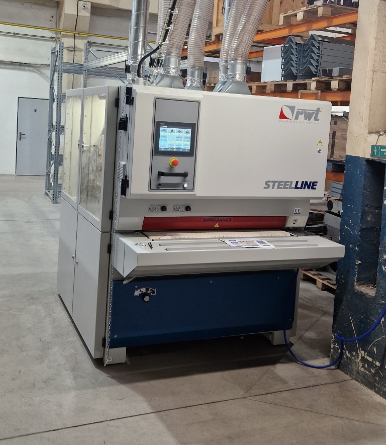 Instalación de una desbarbadora BSM 1100 RDD en el distrito de Blansko