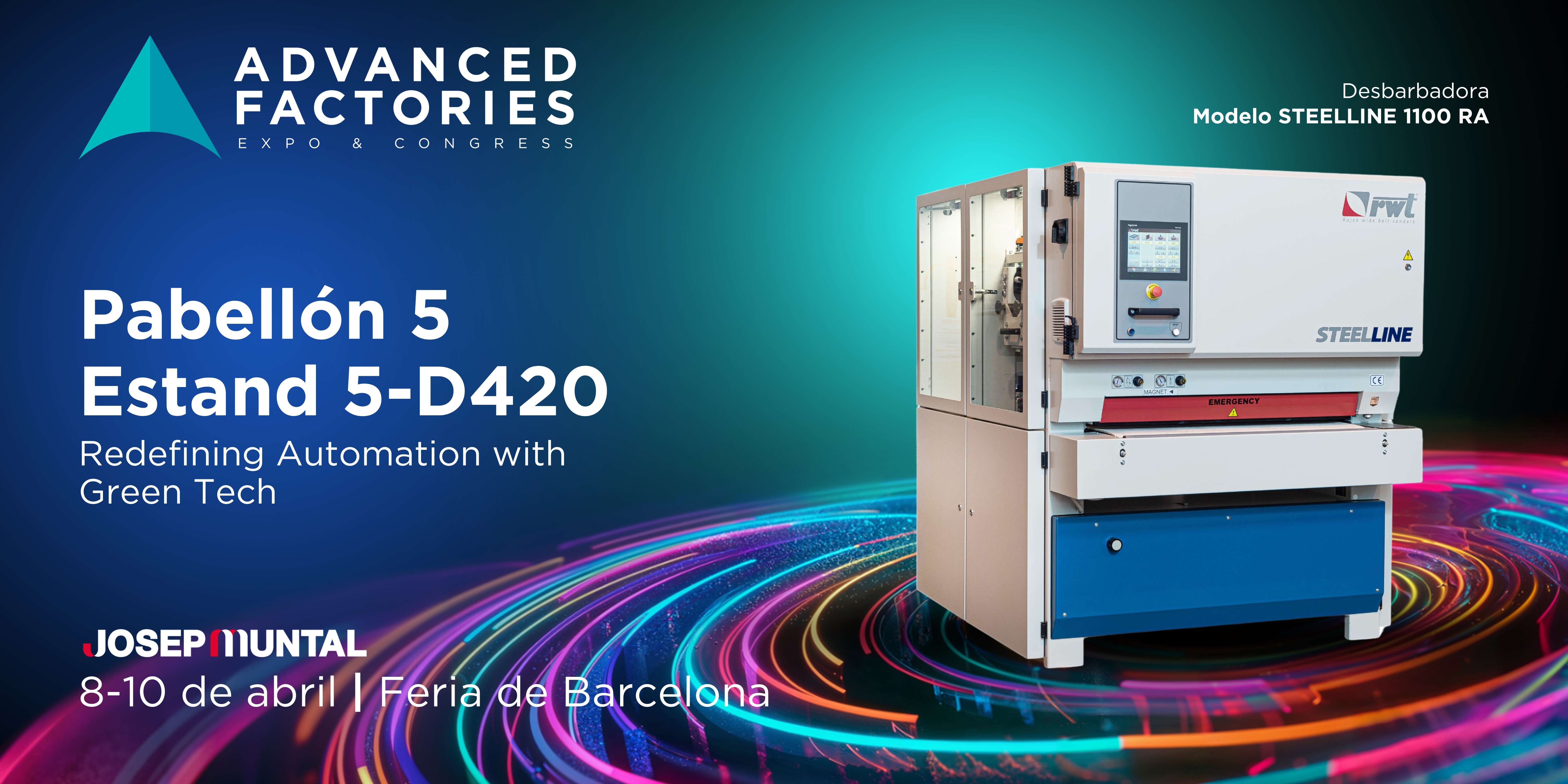 ADVANCED FACTORIES Fair Barcelona (8.-10.4.2025)
