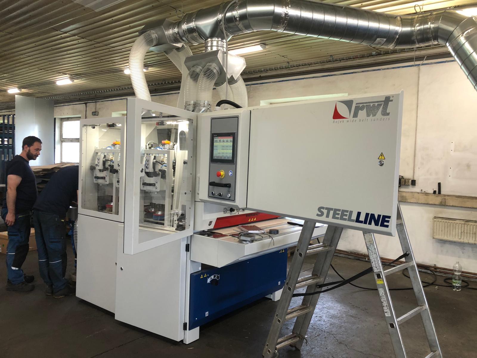 Installation of the deburring machine BSM 1100 RDDD in the Olomouc Region