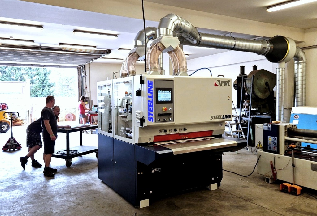 Installation of Deburring machine BSM 1100 RDDR in the Hradec Králové Region
