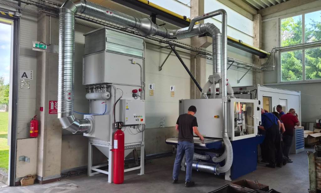 Instalace odjehlovacího stroje BSM 1100 RDD v našem okrese