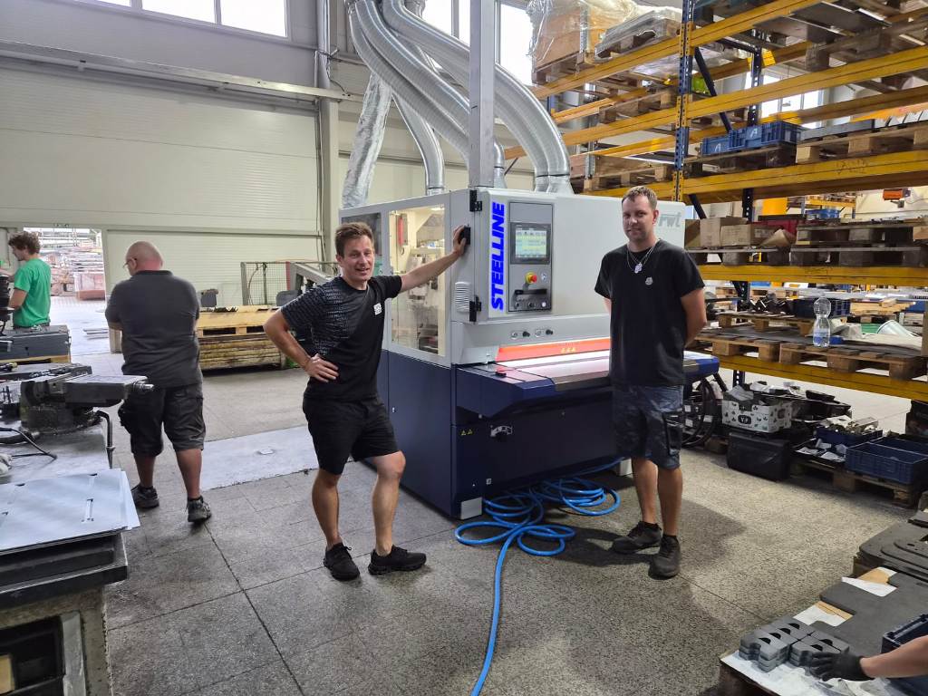 Instalace odjehlovacího stroje BSM 1100 RDA v Jihočeském kraji